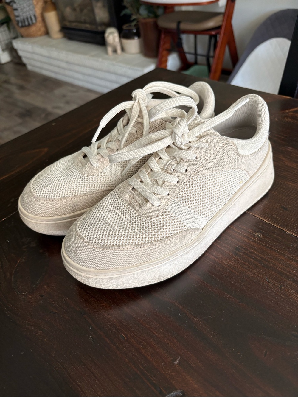 Rothy's Women's The Court Sneaker in Sand Dune